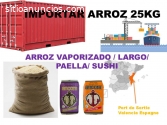 Arroz vaporizado, arroz largo, arroz pae