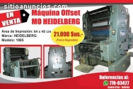 Impresora Offset HEIDELBERG MO Monocolor