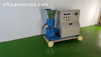 Maquina Meelko pellets con madera 230