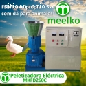 Maquina Meelko pellets con madera 260