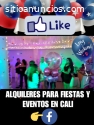 ALQUILER PARA FIESTAS Y EVENTOS EN CALI