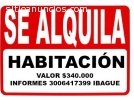 arriendo habitacion ibague