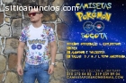 camiseta videojuego pokémon go - camiset