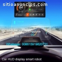 car hud display smart robot music GPS