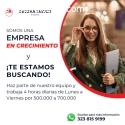 Compañía busca personal