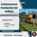 Diseñamos parques para niños. Cotiza ya.