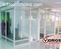 Divisiones para oficina en aluminio
