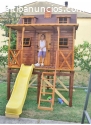 Fabricamos casas en madera para niños.