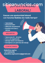 GRAN OPORTUNIDAD DE TRABAJO MEDIO TIEMPO