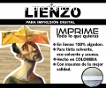 Impresion en lienzo digital