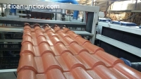 maquinas  de tejas plasticas