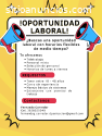 OPORTUNIDAD LABORAL CON HORARIOS FLEXIBL