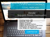 PÁGINA WEB MUY ECONÓMICA Desde: $19.990