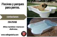 Piscinas y parques para perros en fibra.