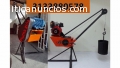 Pluma grua 250 Kg y cerha metalica