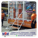 Publicidad en Carro valla y bici valla