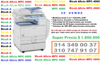 Ricoh Aficio MPC 4000 - Multifuncional
