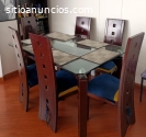 Se vende Hermosa sala comedor motivo via