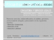 SERVICIOS PROFESIONALES JURIDICOS – DERE