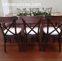 SILLA CROSSBACK METALICA