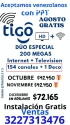 Tigo TV más internet 200 megas