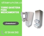 Torre gavetera para medicamentos