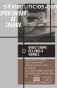 Trabajo medio tiempo recursos humanos