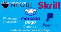 Transfencia de dinero PayPal a Neteller,