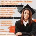 VENDO TITULOS UNIVERSITARIOS ONLINE