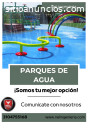 Venimos a ofrecerte  parques de agua