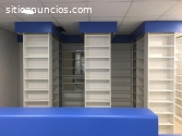 Venta de mobiliario para opticas, drogu