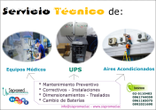 Aire Acondicionado - UPS - Equipo Medico