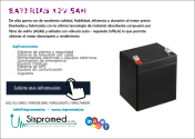 BATERIA 12V 5AH - BATERIA UPS