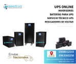INVERSORES - UPS - BATERIAS UPS - REGULA