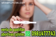 Pastillas abortivas Alausi 0981477743