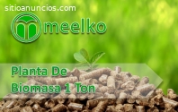 Planta de biomasa 1 ton MEELKO