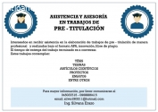 Asesoria tesis pre profesionales