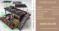 Cabaña Modular En Madera Teca