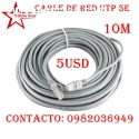CABLE DE RED UTP RJ45 CAT 5E 10 METROS