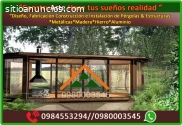 PERGOLAS,ESTRUCTURAS,METALICAS,MADERA,