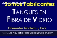 TANQUES DE FIBRA DE VIDRIO.(P.R.F.V.)