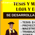 Tesis garantizada en Ecuador