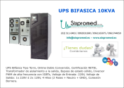 UPS 6 KVA - UPS 10 KVA - UPS BIFASICO