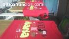 Camisetas de algodon con serigrafia