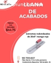 Llanas de acero para acabados