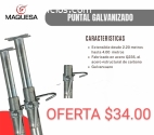 PUNTALES DE ACERO GALVANIZADOS OFERTA.