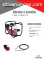 Vibrador de concreto a gasolina JF HONDA