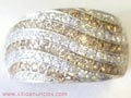 ANILLO DE ORO CON DIAMANTES DE 1, 25 QUILATES