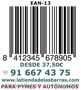 CODIGO BARRAS DISPONIBLES POR UNIDADES DESDE 37, 50 EUROS