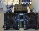 2x PIONEER CDJ 1000MK3 + DJM 800